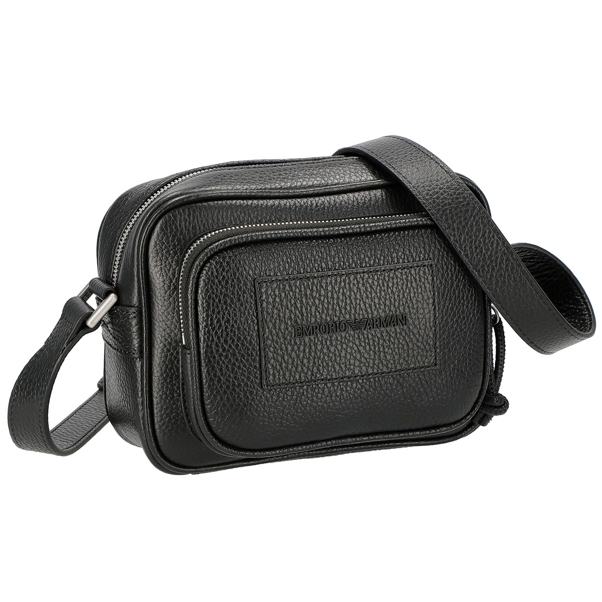 EMPORIO ARMANI: monogram belt bag - Black  Emporio Armani belt bag  Y4O372Y142V online at