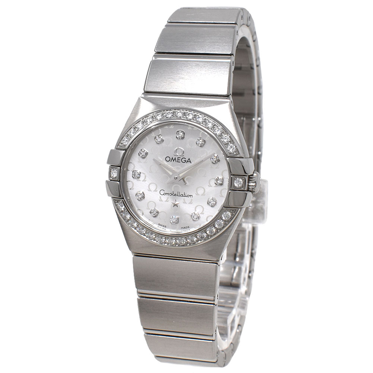 OMEGA オメガ 腕時計 コンステレーション ブラッシュ ダイヤモンド 123.15.24.60.52.001 レディース ウォッチ 海外正規品 シルバー 腕時