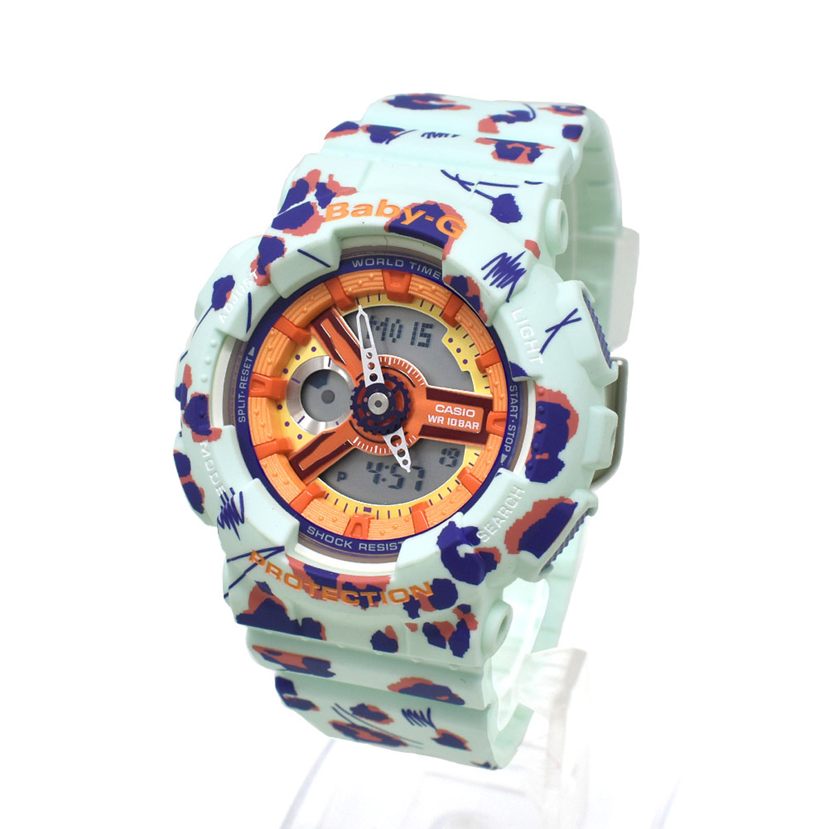 カシオ CASIO 腕時計 BABY G ベビーG BA-110FL-3A アナログ デジタル アナデジ レディース ウォッチ グリーン系 海外正規品腕時計 時計