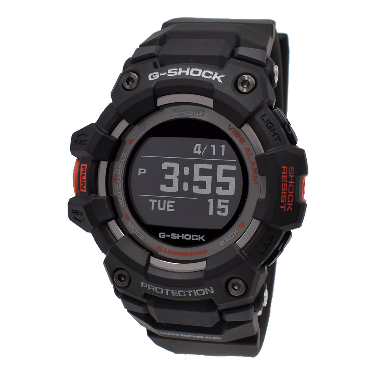 カシオ CASIO 腕時計 G-SHOCK Gショック GBD-100-1 G-SQUAD GBD-100 SERIES デジタル時計 メンズ ブラック液晶+ブラック 海外正規品腕時