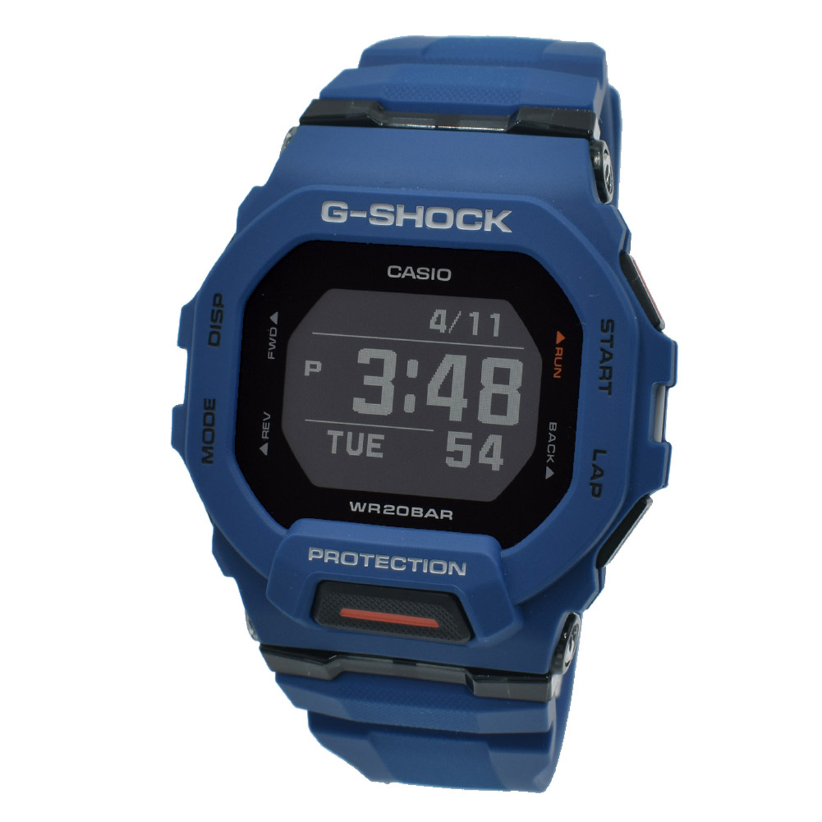 カシオ CASIO 腕時計 G-SHOCK Gショック GBD-200-2 G-SQUAD GBD-200 SERIES デジタル時計 メンズ ブラック液晶+ブルー 海外正規品腕時計