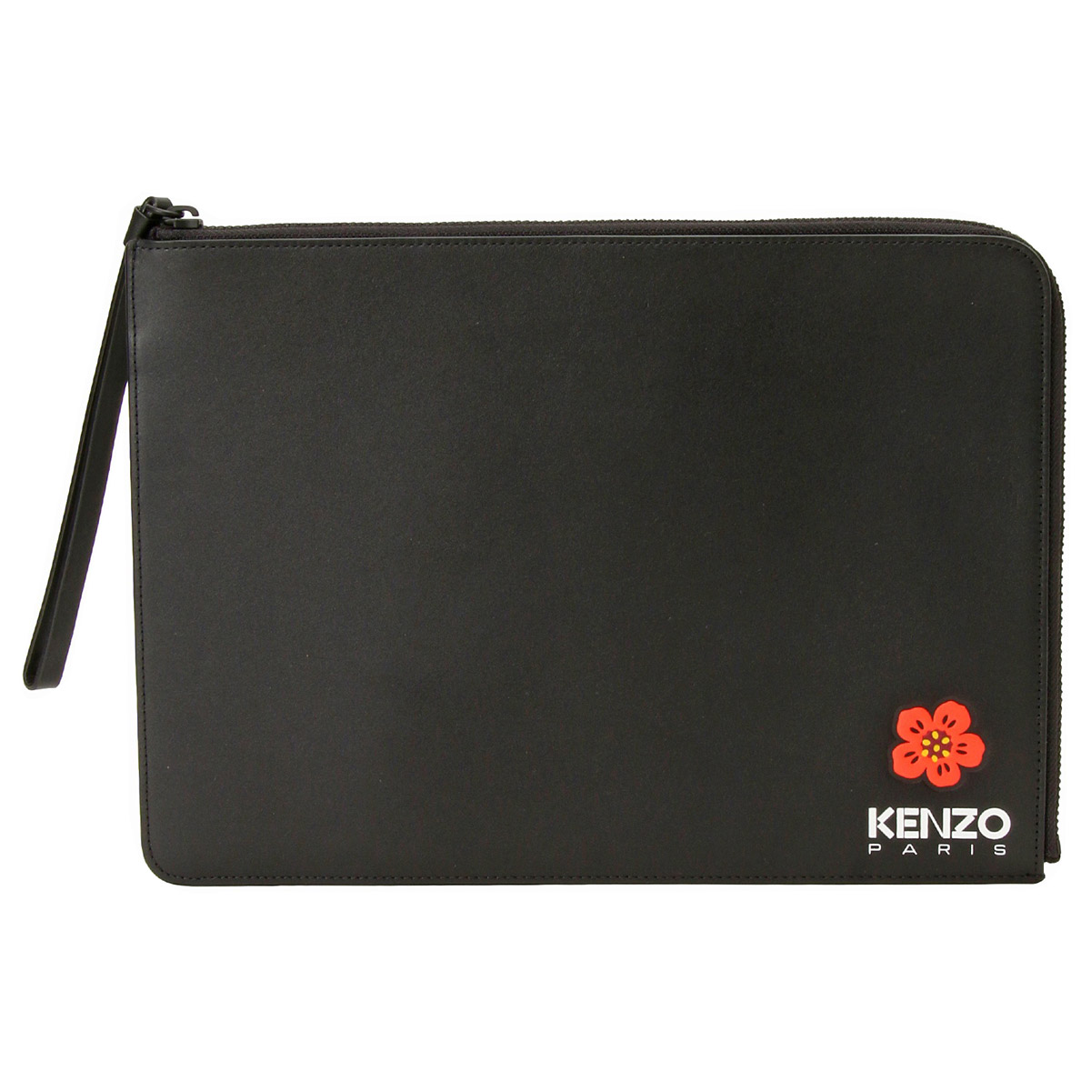 ケンゾー KENZO クラッチバッグ ビッグポーチ セカンドバッグ FD55PM402L43 043 99 KENZO CREST LARGE CLUTCH BAG BLACK ブラック クラ