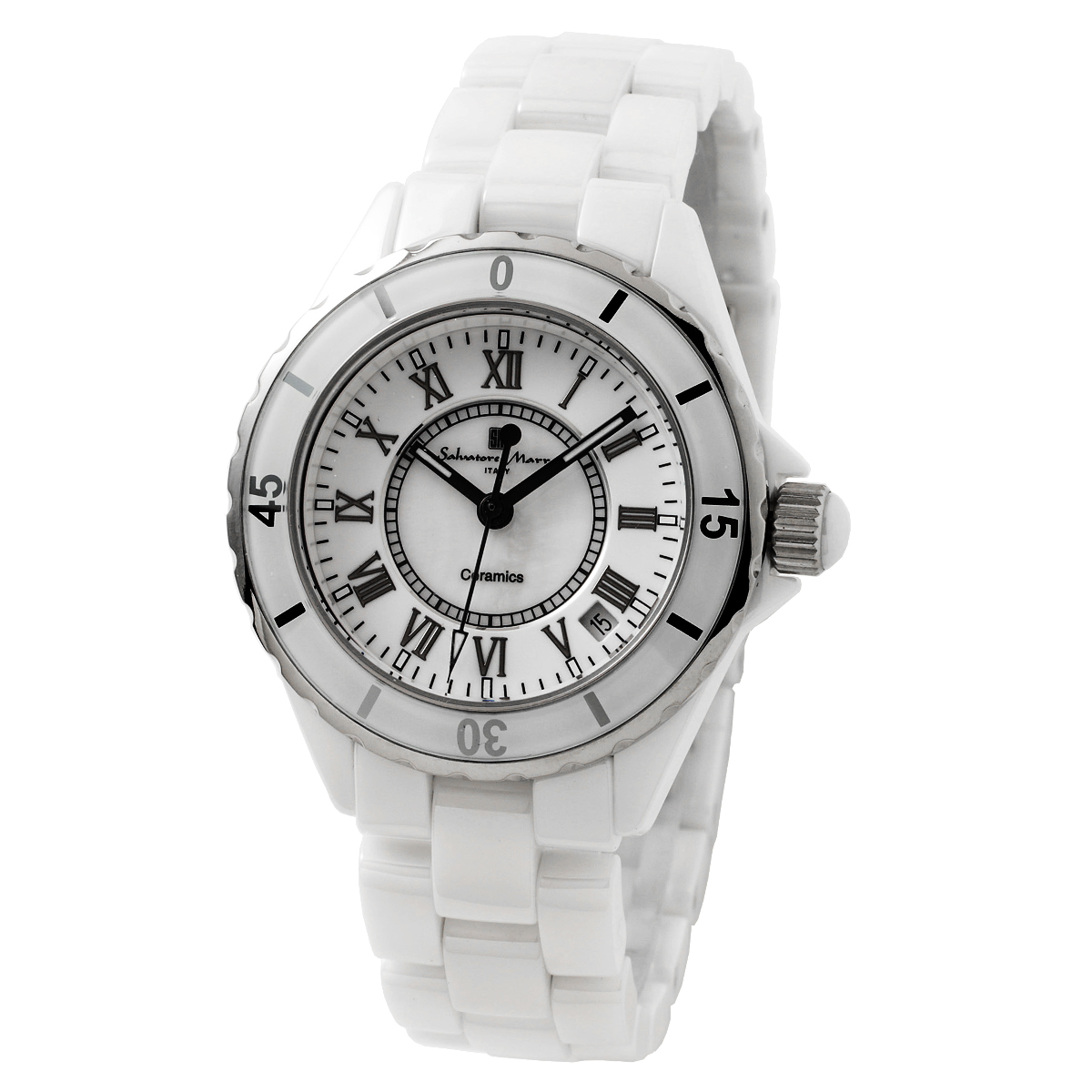 サルバトーレマーラ Salvatore Marra ウォッチ 腕時計 SM23103-WHR アナログ時計 クオーツ メンズ 3気圧防水 紳士用 回転ベゼル 腕時計