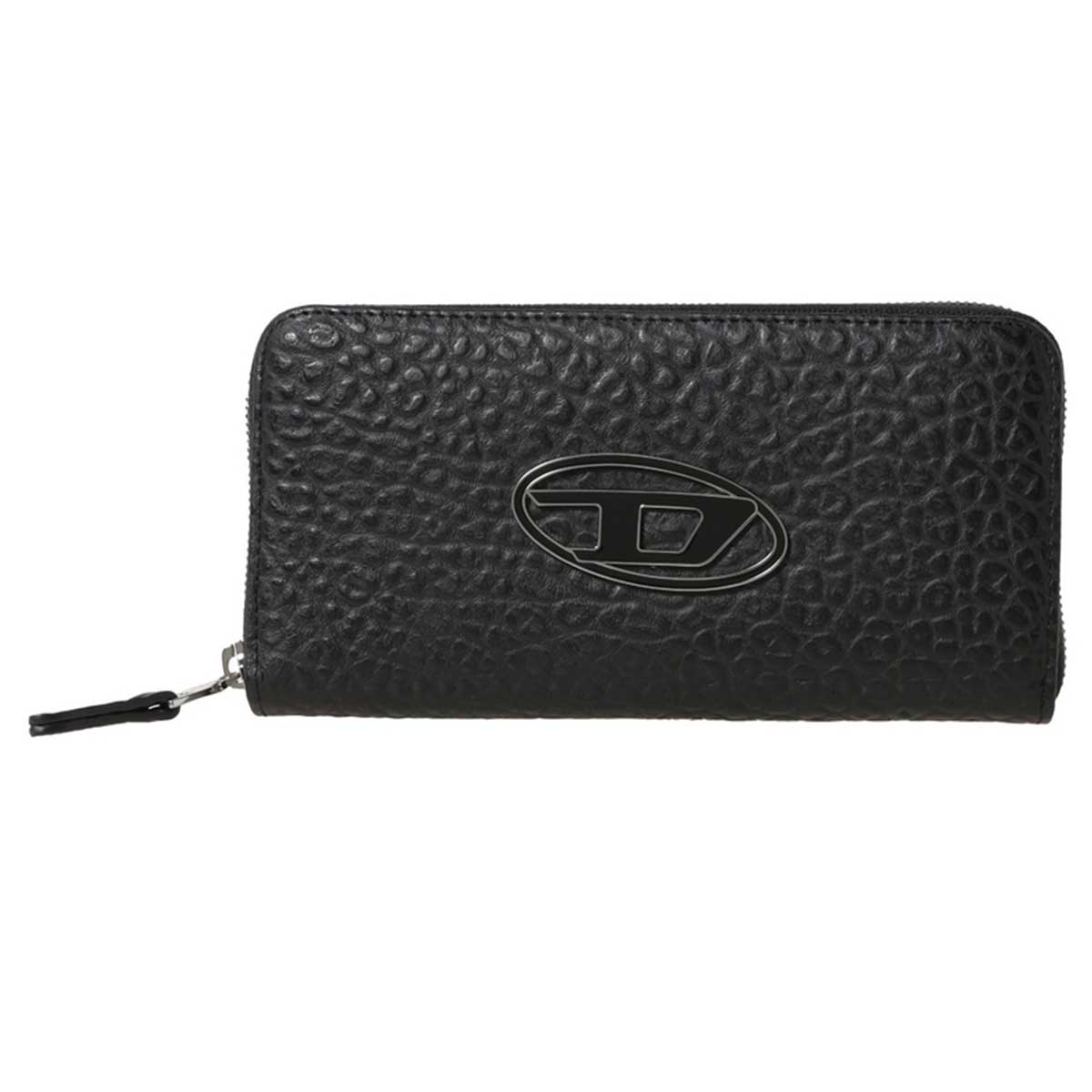 ディーゼル DIESEL 長財布 X08792 P4652 T8013 メンズ ブラック二つ折り長財布 ブランド 財布 おしゃれ 新品ブランド 財布使いやすい 機