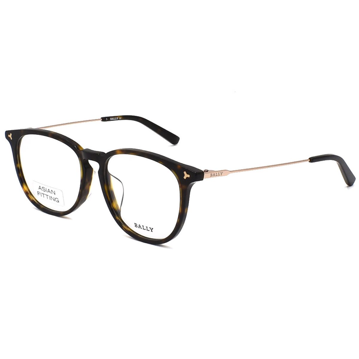 バリー BALLY メガネ フレーム BY5048D-052-53 眼鏡 フレームのみ レディース ハバナ＋ゴールドメガネフレーム ブランド 眼鏡 フレームの