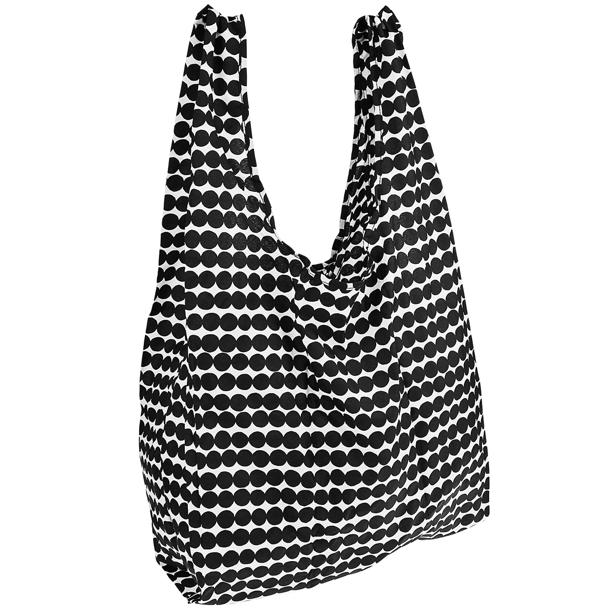 マリメッコ marimekko バッグ トートバッグ エコバッグ ショッピングバッグ 048855 190 スマートバッグ Rasymatto smartbag ブラック系